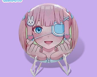Finger Heart Blue Maid Compact Mirror 58mm