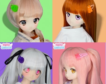 Gumdrops & Gummybears Hair clips - for Dollfie Dream, BJDs, Smart doll and other dolls