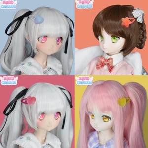Pinza para el cabello con forma de caramelo recubierto de azúcar: para Dollfie Dream, BJD, Smart y otras muñecas.