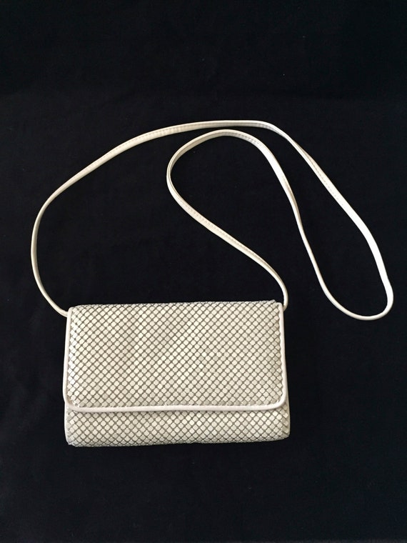 Beige Whiting and Davis Clutch