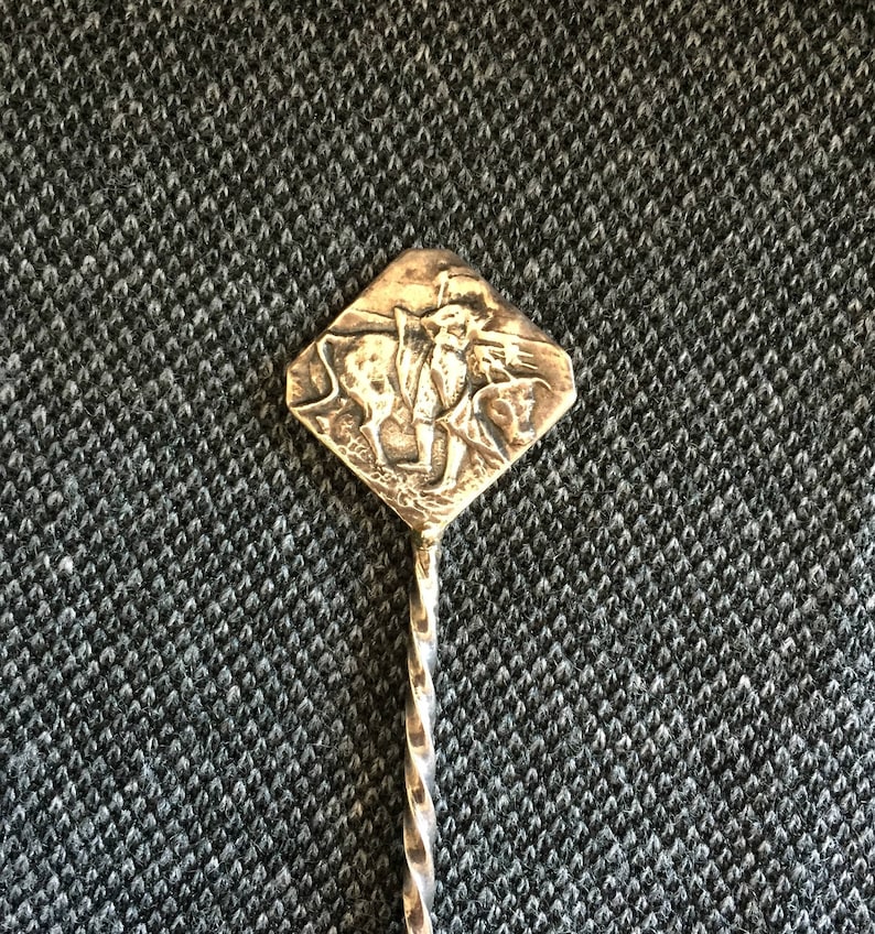 Vintage Sterling Olive Spoon Etsy