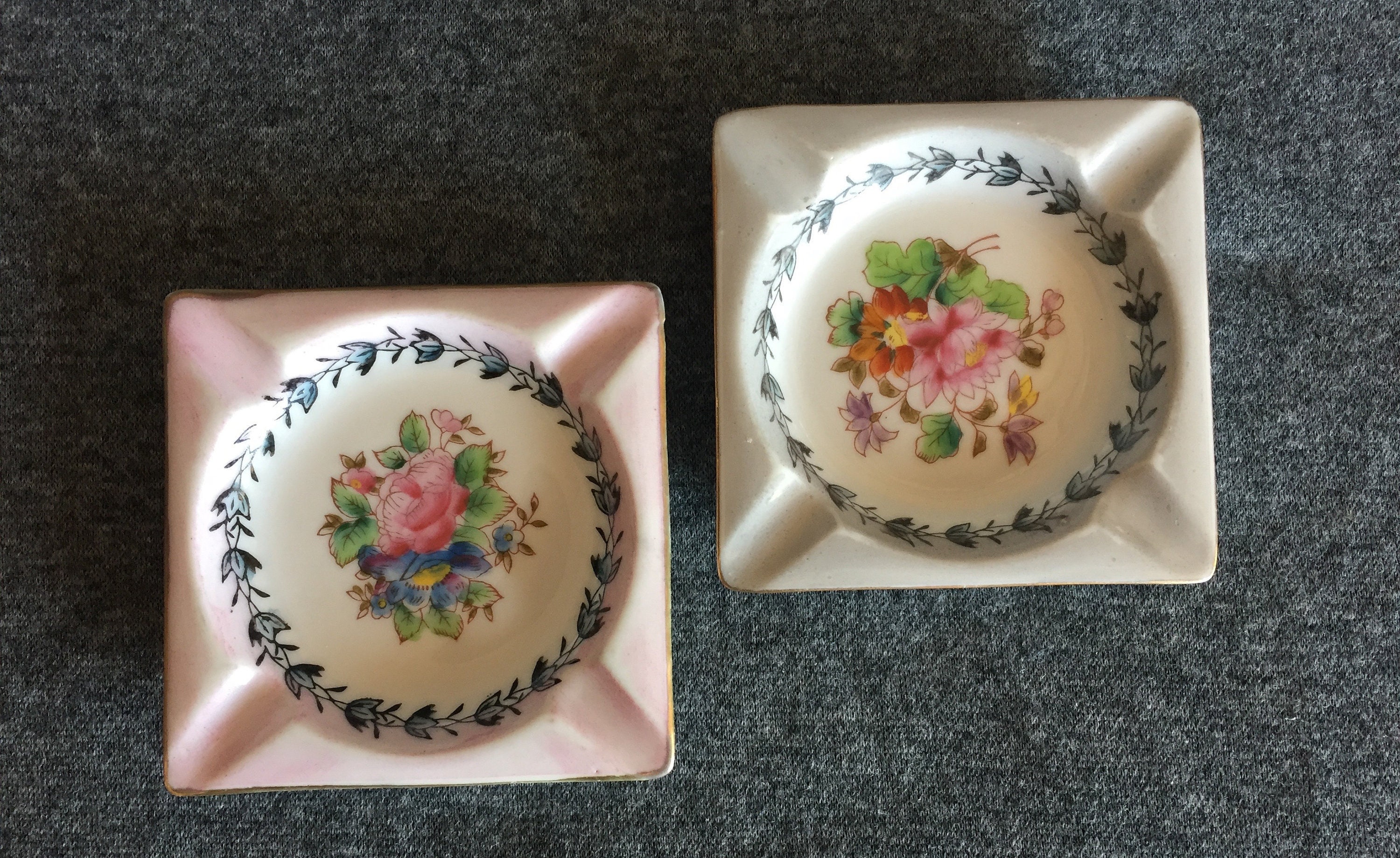 Occupied Japan Ashtrays - Etsy