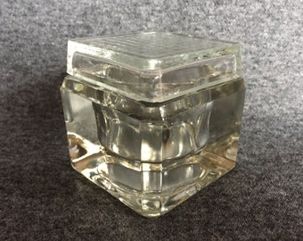 Vintage Glass Inkwell