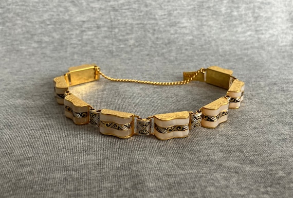 Vintage Damascene Bracelet - image 1