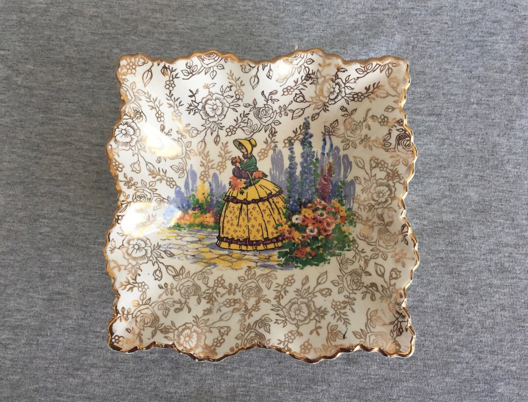 Vintage Old Foley Candy Dish Etsy.de