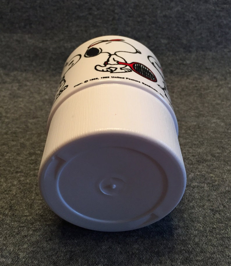 Vintage Snoopy Plastic Tumbler