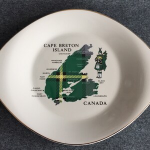 Vintage Cape Breton Island Souvenir Platter