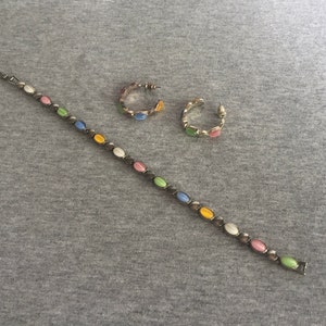 Vintage Earring and Bracelet Set