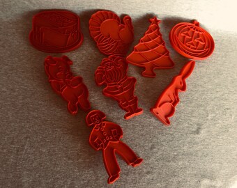 Vintage Tupperware Cookie Cutters