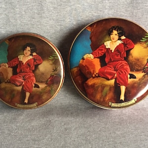Vintage Red Boy Toffee Tins