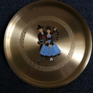 Vintage Austria Souvenir Trinket Dish