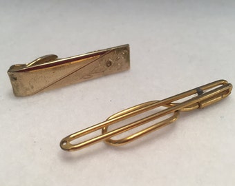 Lot De 10 Pinces à Cravate Vintage - Clips à Cravate Rétro, Occasion