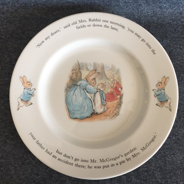 Peter Rabbit Wedgwood Cookie Plate