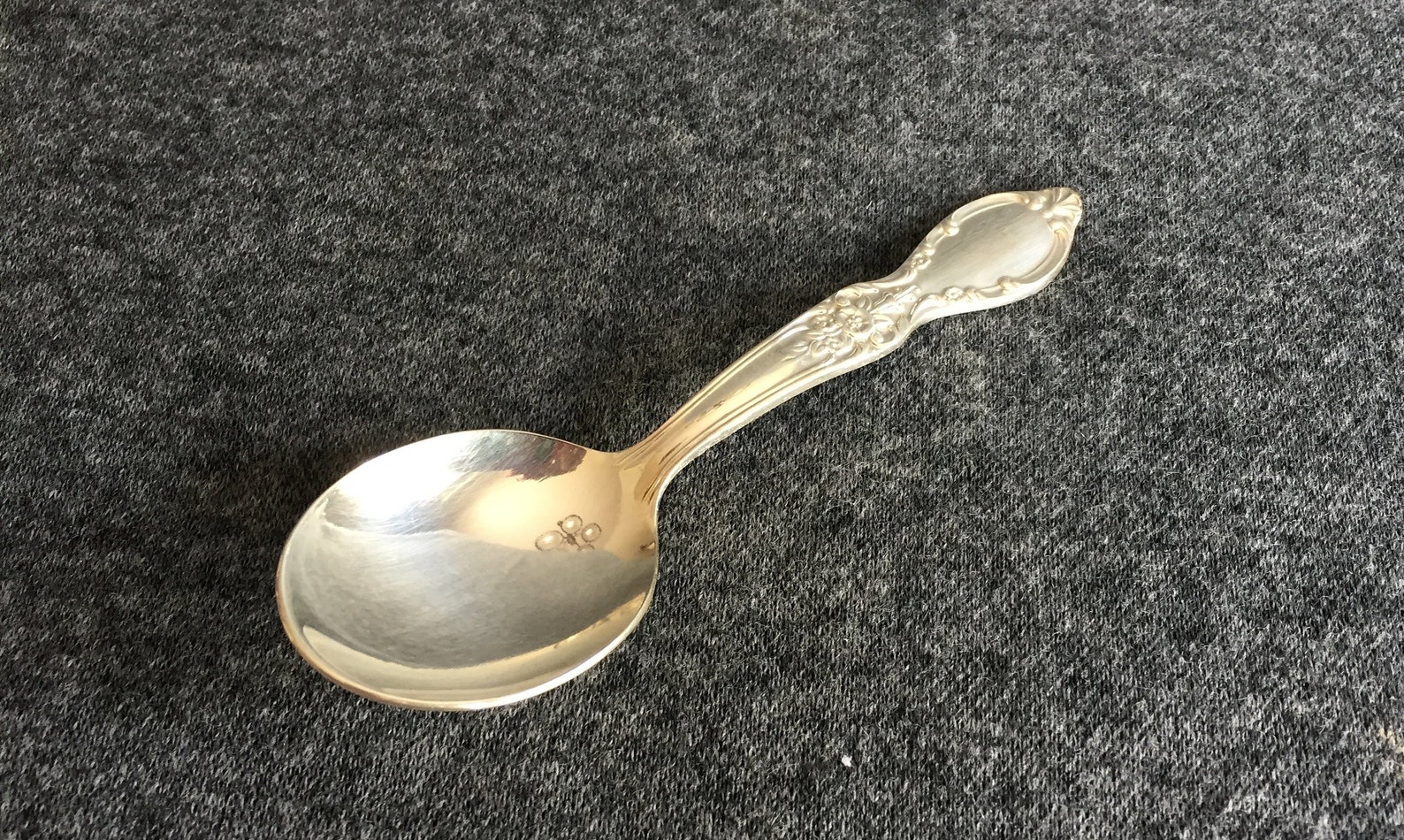 Vintage Silver Plate Baby Spoon Etsy