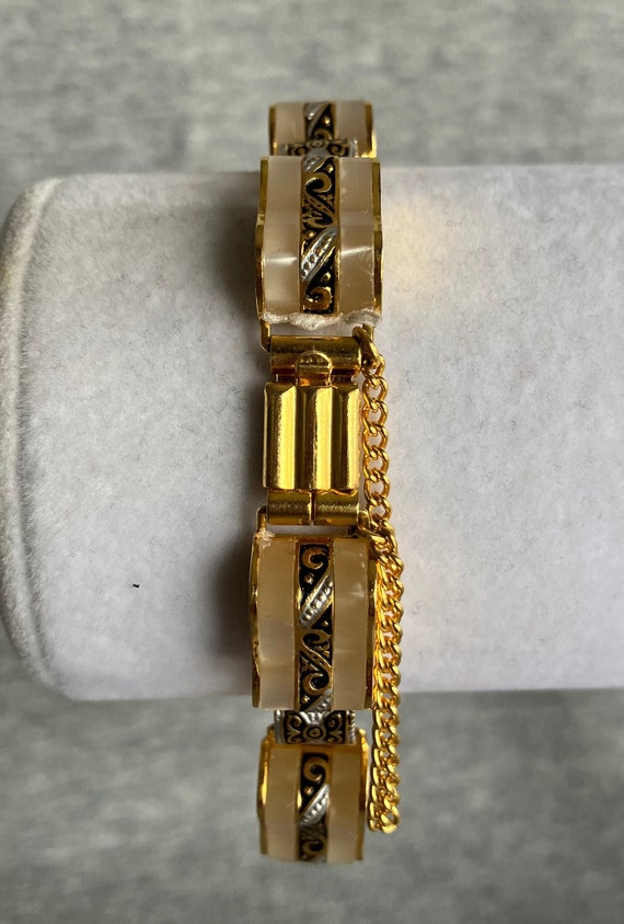 Vintage Damascene Bracelet - image 4