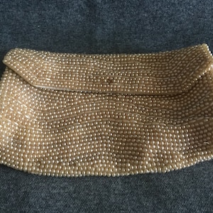 Vintage Faux Pearl Clutch