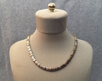 Vintage Monet Gold and Silver Tone Choker