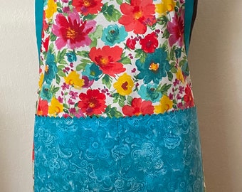 BRILLIANT FLORAL APRON