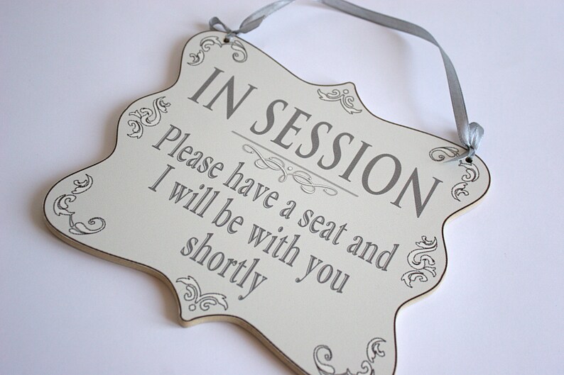 SESSION sign double sided store informational Etsy