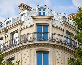 France, Paris, Paris photography, Paris house, Paris balcony, large wall art, Paris street, Paris print, fine art #105