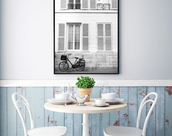 Francja, Paryż, Paryż Fotografia, vintage, rower, vintage, drukowanie Paris, druk artystyczny wall, Paryż wystrój, Fotografia artystyczna #057