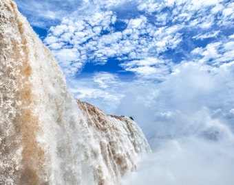 Brazil, Iguazu Falls, waterfall, Brazil photography, Brazil print, color photography, wall art print, photo, fine art #003