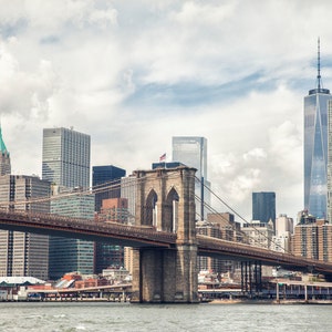 New York photography, Brooklyn Bridge, USA photography, New York print, wall art print, professional photo, fine art #031