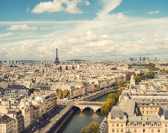 France, Paris, Eiffel Tower, Paris photography, panorama, Eiffel Tower photography, Paris print, wall art print, fine art #060