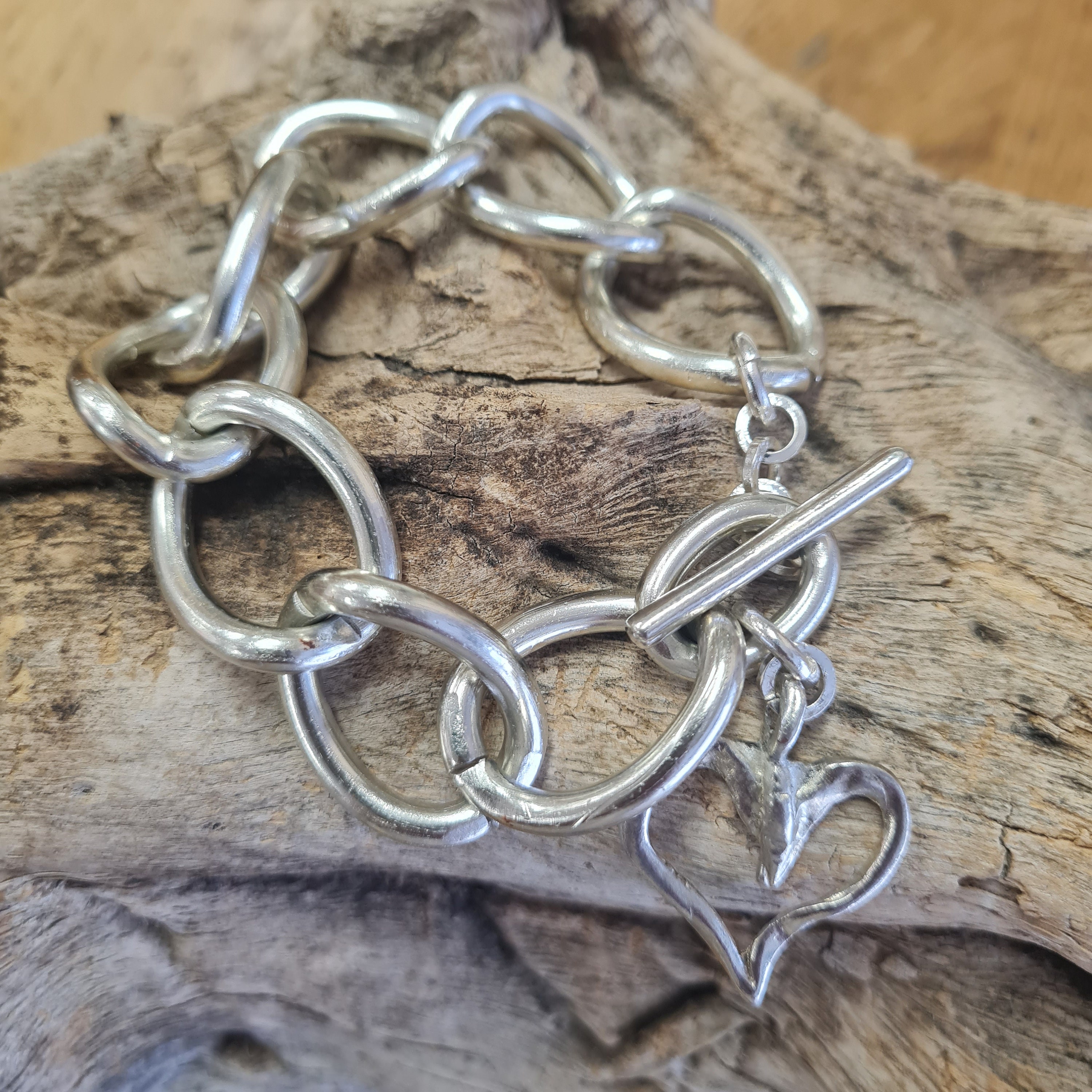 ブレスレット LANARCHIVE Bold Chain Tangs Bracelet Bold Gold Women Chain Bracelet, Thick Chain Bracelet, Gold