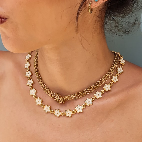 Daisy necklace choker discount