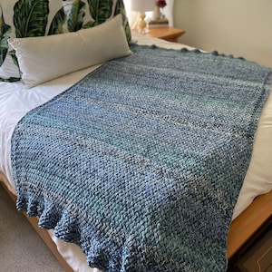 Hand Knit Blanket- Kai