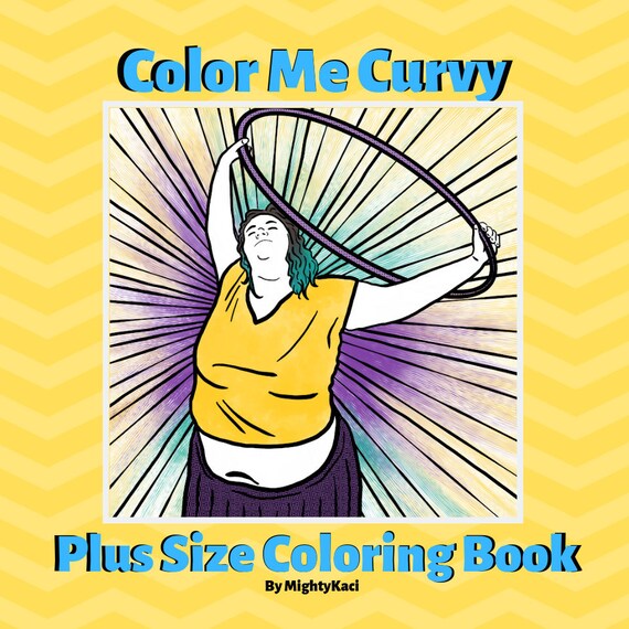 Download Color Me Curvy Plus Size Body Positive Coloring Book Etsy