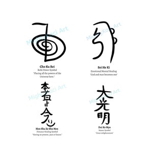 Reiki symbols printable image 1