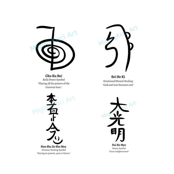 Reiki symbols printable