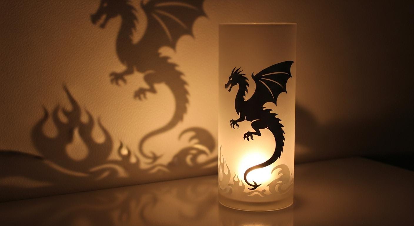 Hand Painted Zebra Candle Holder Set: Unique Home Decor - Thumbnail 2