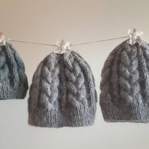 PDF Knitting Pattern, Morbido Inverno DIY hat in wool - textured hat, cappello ai ferri, beanie, unisex baby child adult bonnet tricot tejer