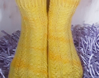 PDF Knitting Pattern - Rapunzel Unisex Socks pattern in english & italiano - Knitting Socks - Pattern Patron Tricot Strikke Knitting Socks