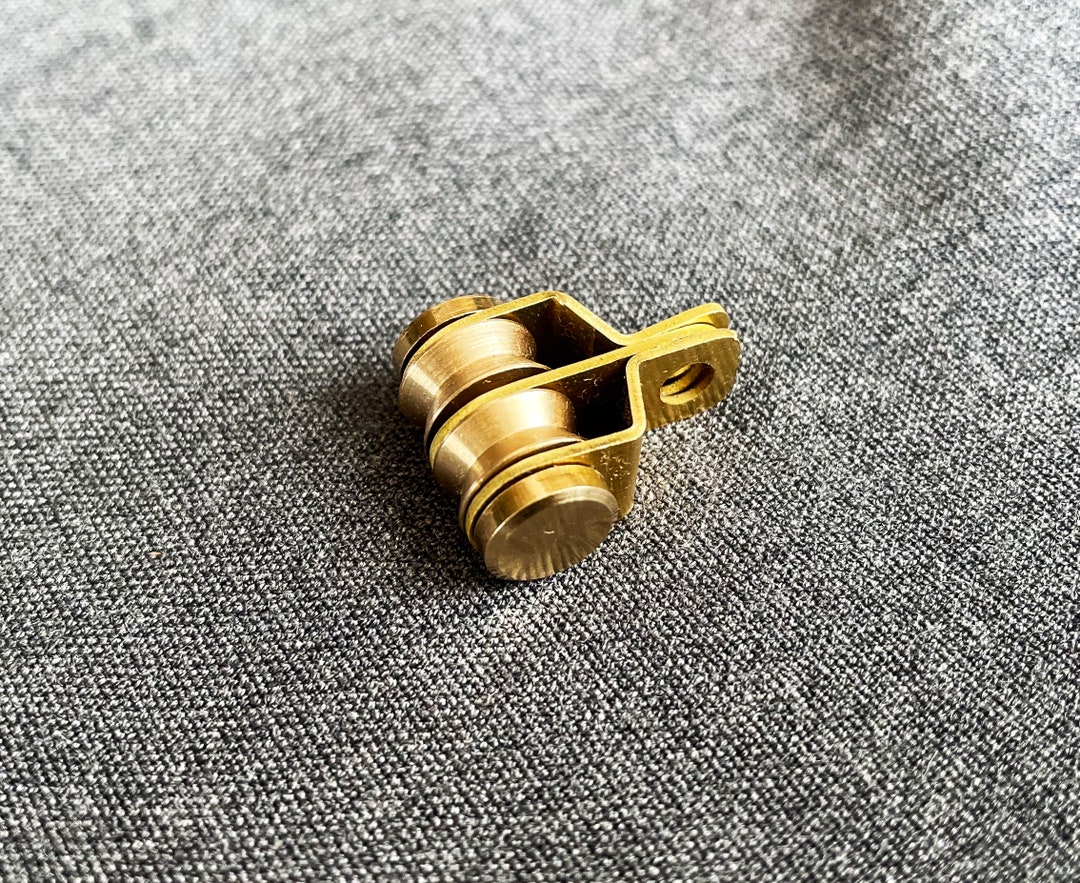 Miniature Brass Pulley Double Shell Style Etsy