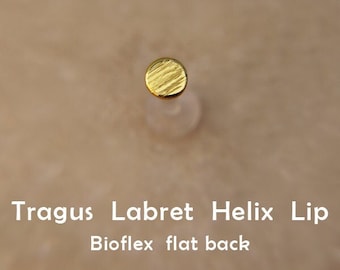 Bijoux de piercing pour les lèvres Or, Bijoux pour les lèvres Bioflex, Piercing pour les lèvres Monroe