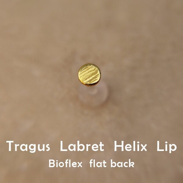 Bijoux de piercing pour les lèvres Or, Bijoux pour les lèvres Bioflex, Piercing pour les lèvres Monroe