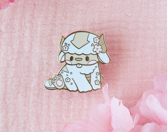 Appa Pin, dog pin, kawaii pin, anime pin, cute animal pin, atla pin, avatar pin, korra pin