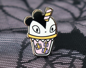 mouse nightmare pin, enamel pin, spooky pin, creepy cute pin, haunted mansion pin, jack skellingtonn pin