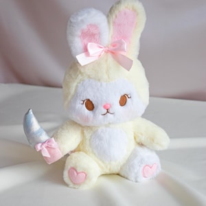 Norabelle Plushie, Bunny Stuffed Animal, Kawaii Plush, Cute Animal ...