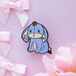 Eeyor-e enamel pin, 100 acre woods, kawaii pin, chibi pin