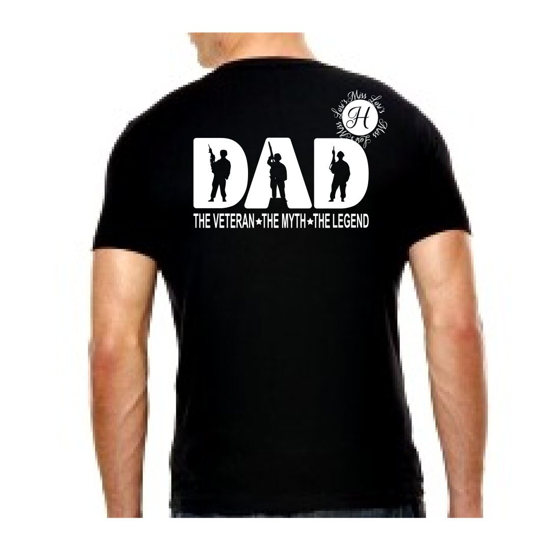 Download Dad the veteran THE myth the legend SVG dfx Cricut fathers ...