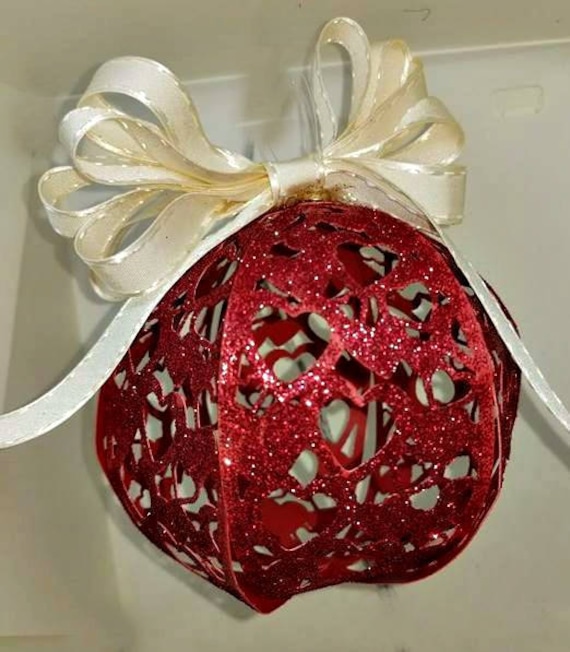 Download Ornament 3d heart SVG DFX Cricut Christmas svg valentines ...