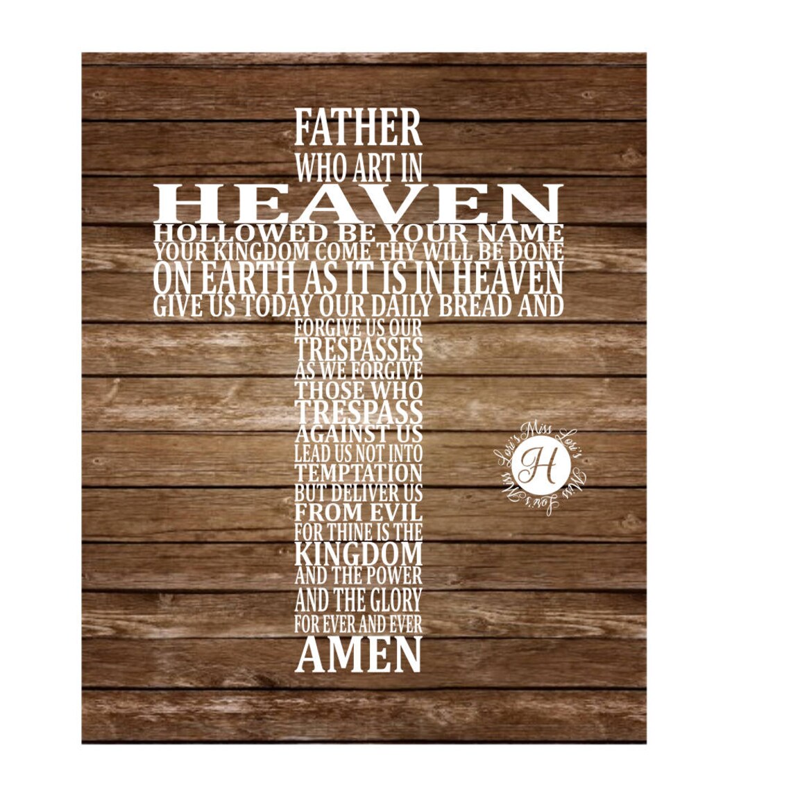 Download The lords prayer cross Our Father Cross SVG DFX Cut file ...