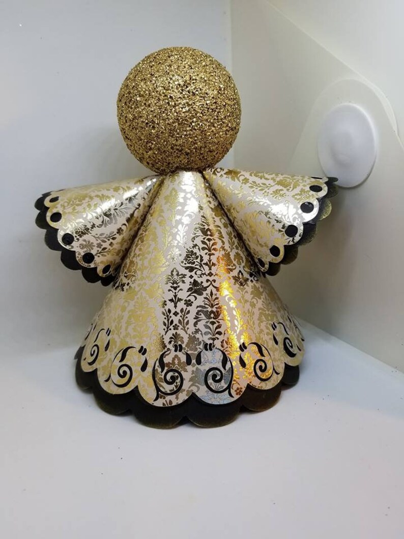 Download 3d border angel SVG DFX Cricut Christmas svg angel svg | Etsy