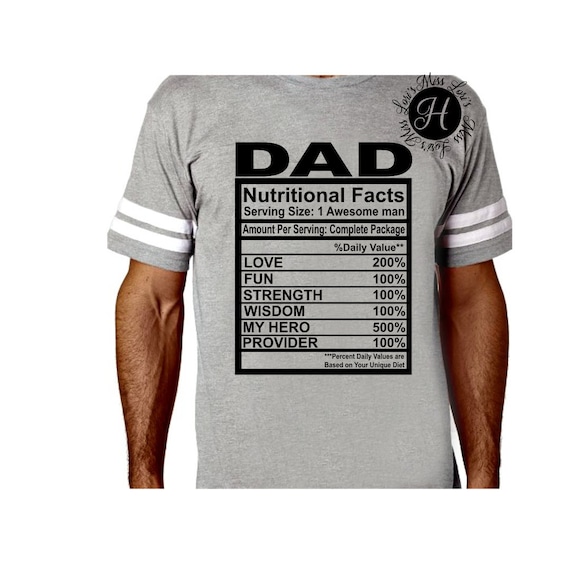 Download Dad Nutritional Facts Svg Dfx Eps Png Cricut Cameo With Etsy