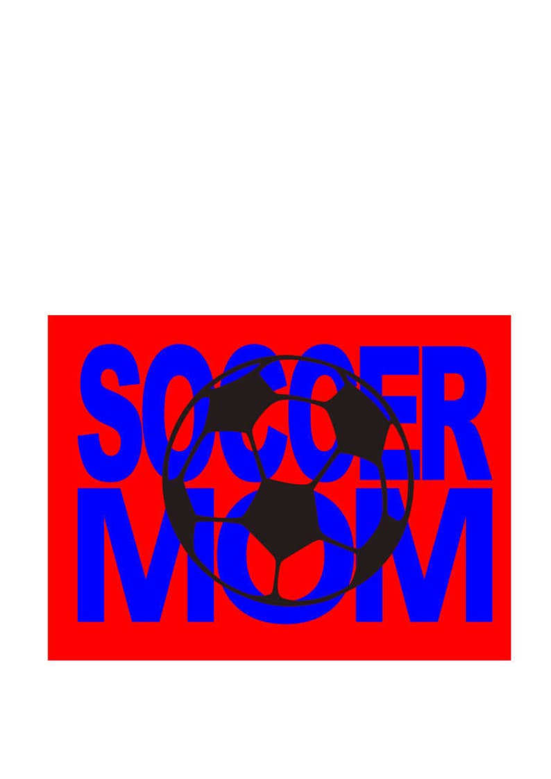 Download Soccer mom ball knockout design SVG Cut file Cricut ...